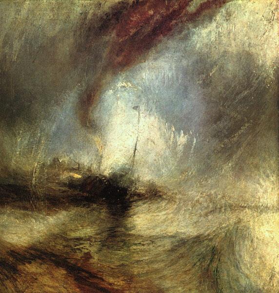 Joseph Mallord William Turner Snowstorm Steamboat off Harbor's Mouth